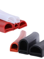 12m high temperature resistant silicone seal e type strip red white e shape silicone stirp door oven freezer door oven steaming
