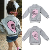 pudcoco us stock toddler kids baby girls boys winter warm cotton long sleeves coat best friends outerwear jacket clothes