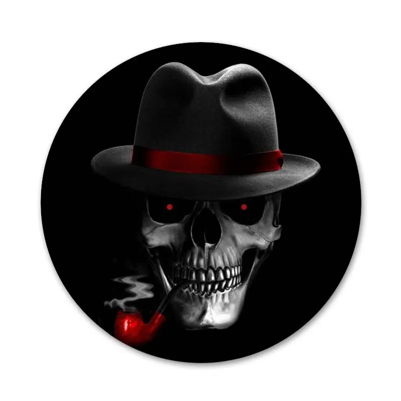 58mm Retro Style Flower Skull Crown Kitchen Home Decor Refrigerator Magnetic Stickers Opener Beer Coke | Дом и сад