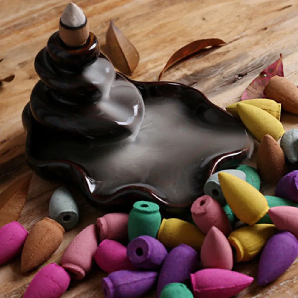 Для выведения токсинов 40 шт бытовой натуральный рефлюкс башня Ладан Чай дым