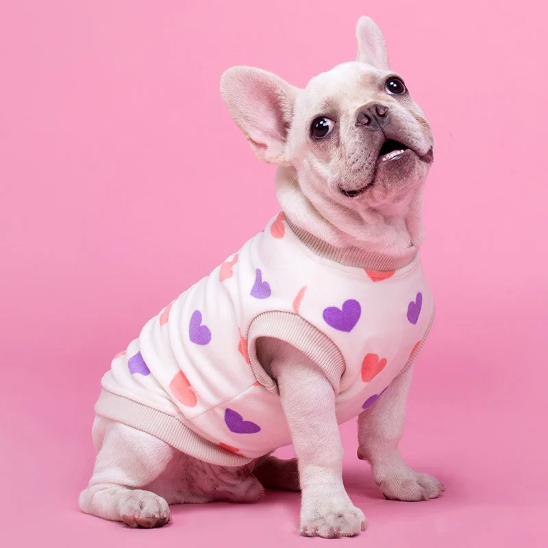 Мягкая одежда для собак зимняя теплая домашних животных хлопковая рубашка