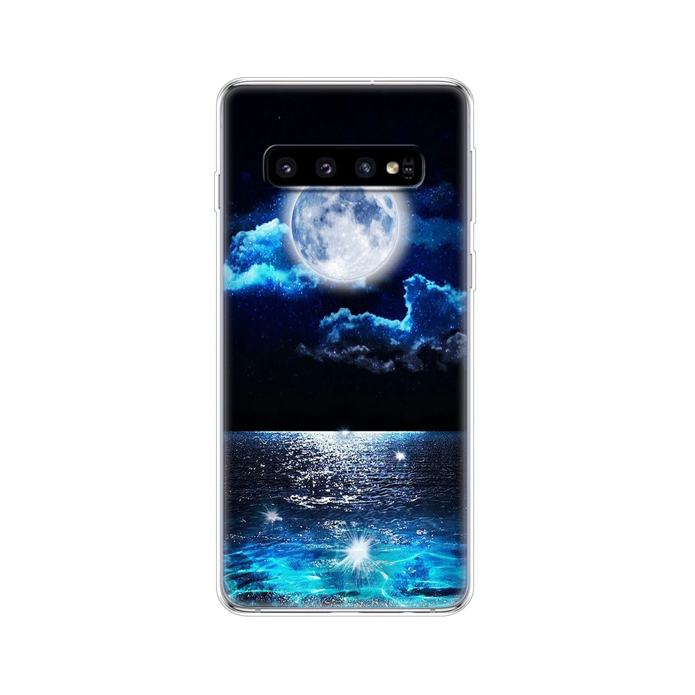 Case For Samsung Galaxy S10 Plus Silicon TPU Cover E G975F SM-G973F Protective Back | Мобильные телефоны и аксессуары