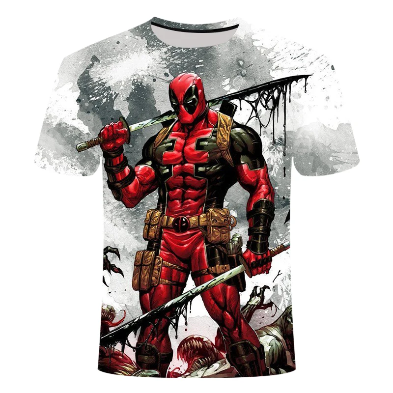 

Summer New Style 3D Boy Girl T-shirt Printing Children's Animation Cartoon Street Harajuku Fashion Casual Top