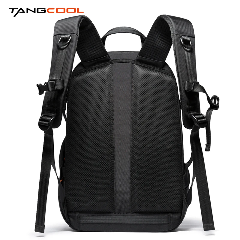 tangcool laptop backpack men 15 6 inch office work men backpack business bag unisex black multifunction backpack travel backpack free global shipping