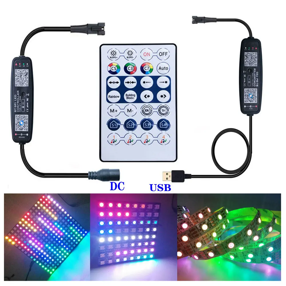 DC5-24V 28Key музыкальный контроллер беспроводной Радиочастотный диммер Wifi мобильное