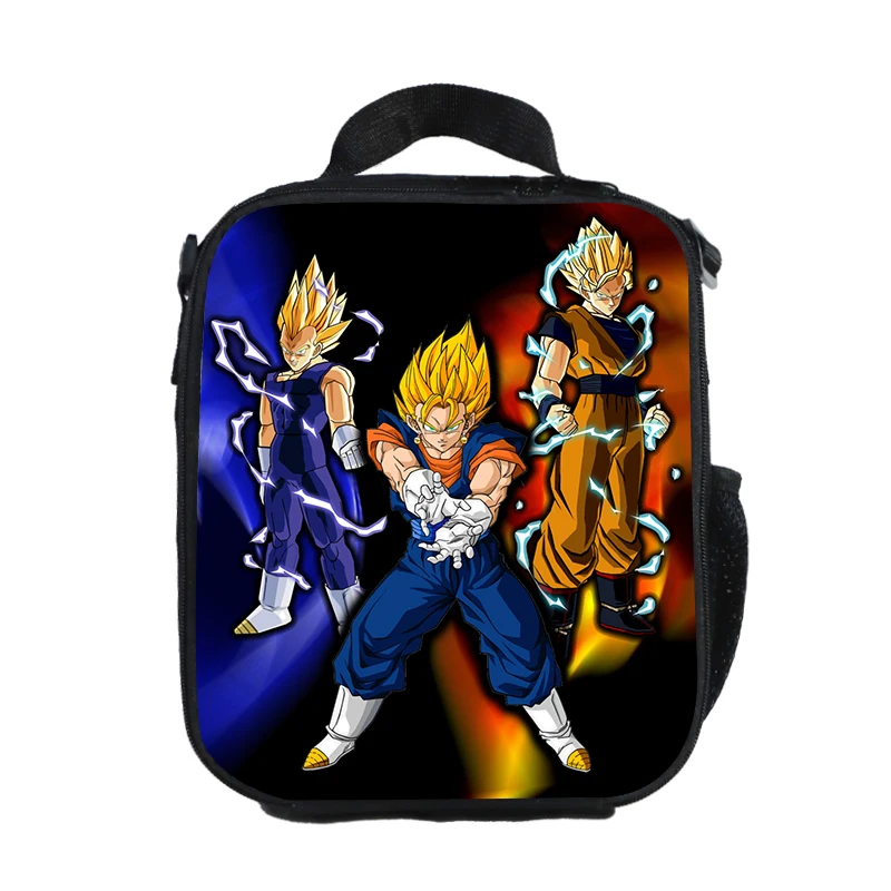 Аниме Dragon Ball ланч-мешок Goku Saiyan дети изолированный кулер Ланч-бокс термальный держатель для пикника
