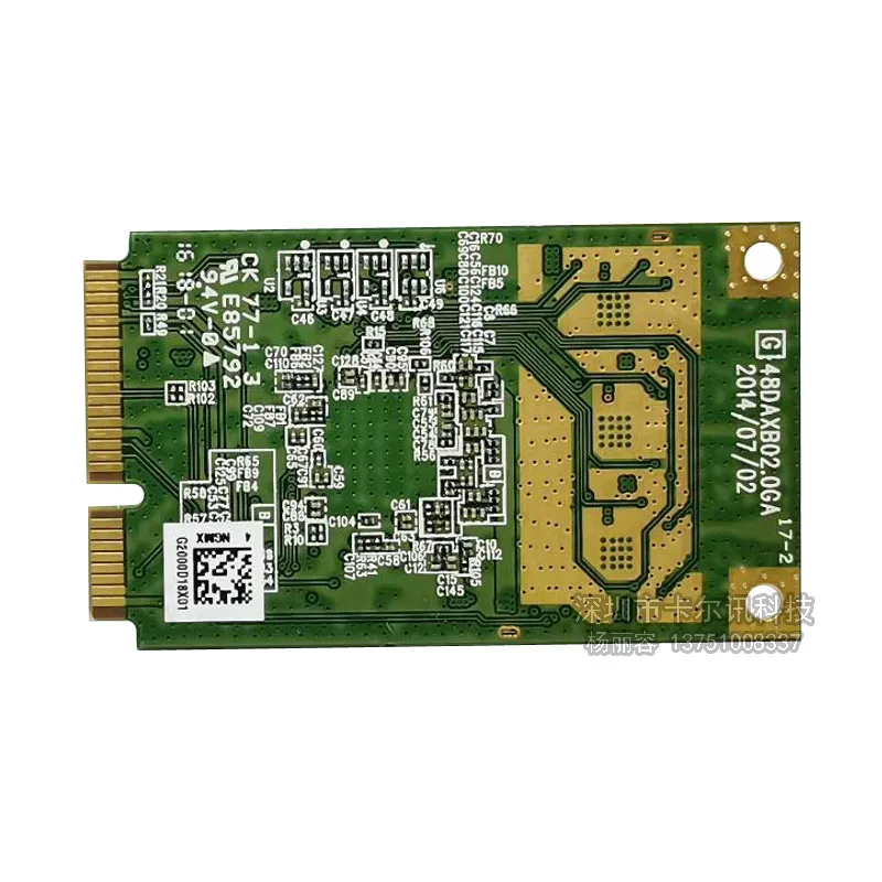 

BCM94360MC MINIPCIE Full-height Gigabit Dual-frequency AC Dual-frequency 5G Gigabit Wireless Network Card