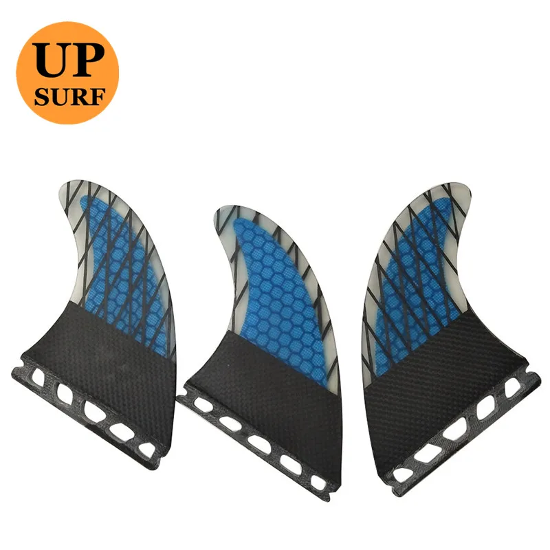 Сотовый плавник для доски серфинга G3/G5/G7 Blue Future Fins Carbon Fibre Surf barbatanas Бесплатная