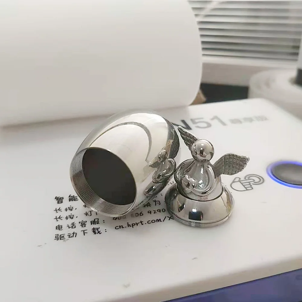 Небольшой Keepsake урны для человеческого пепла крылья Ангела сердце мини кремации