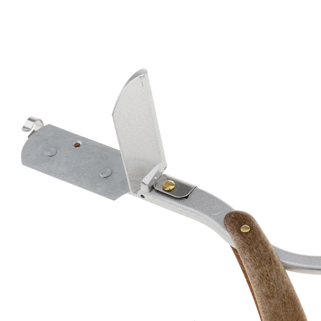 Складной сплава деревянной ручкой парикмахерские Для Мужчин's прямого кроя