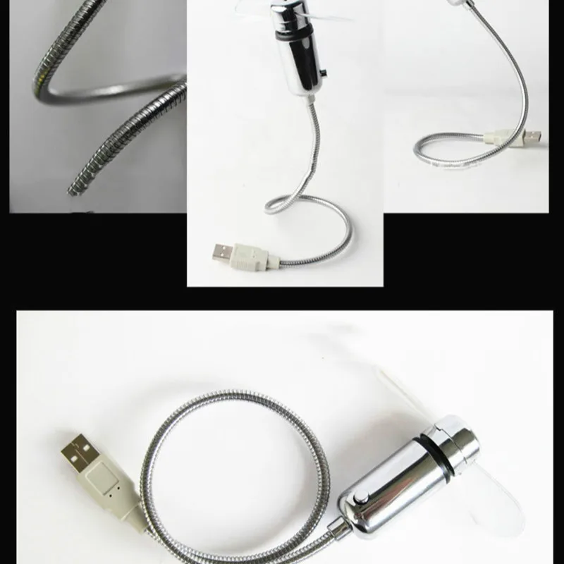 

Pocket Fans USB Gadgets Flexible Ceiling Air Cooler Mini Fan for Output Office Laptop Desktop Computer Portable Air Conditioner