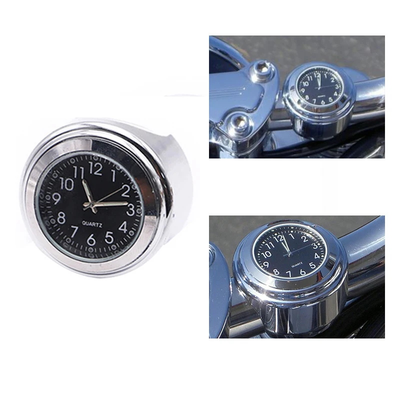 Кварцевые часы с креплением на руль мотоцикла пыленепроницаемые кварцевые из