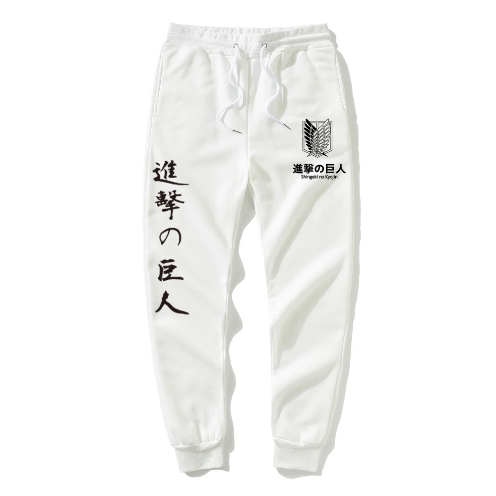 

Брюки мужские с японским аниме «атака на Титанов», джоггеры с принтом в стиле Харадзюку, повседневные спортивные штаны