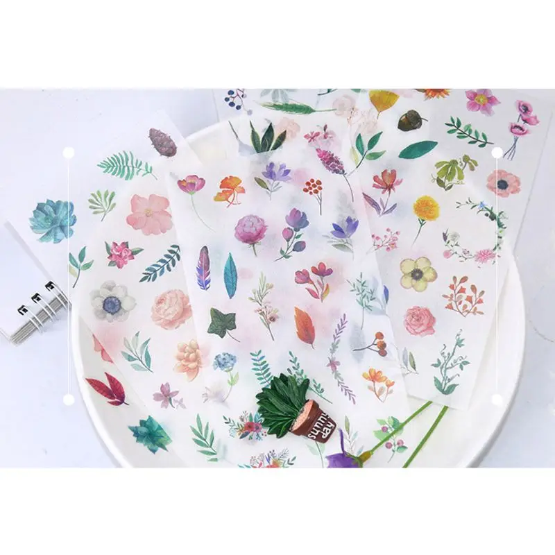 Новинка 2020 года 6 шт. наклейка из смолы с цветочными листьями эпоксидная смола