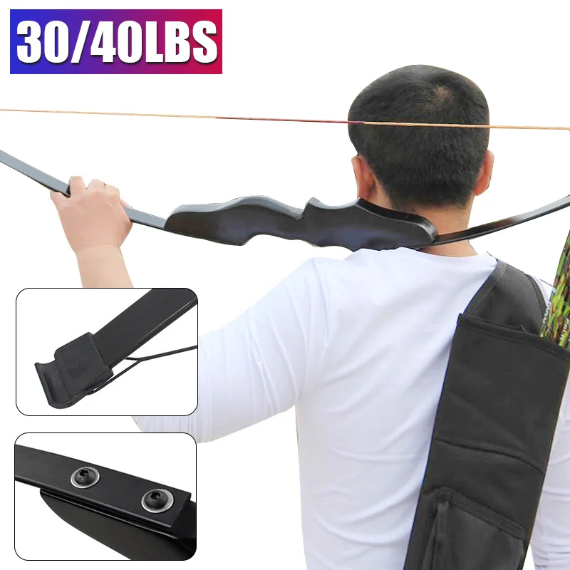 30/40 фунтов для правой руки разделенный лук деревянный стрельбы из лука уличная
