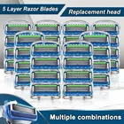 ProGlide  Для мужчин бритвы Razor Blades, подходит для бритья Gillette Fusion 5 для Для мужчин бритья Безопасность ручная машина для замены Для мужчин t Новый головки Прямой отвал