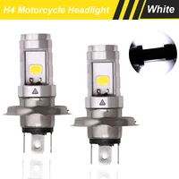 1pcs moto h4 headlights bulb led scooter hi lo beam lamp bulb 6000k motorcycle accessories auxiliary fog lights 12v bright