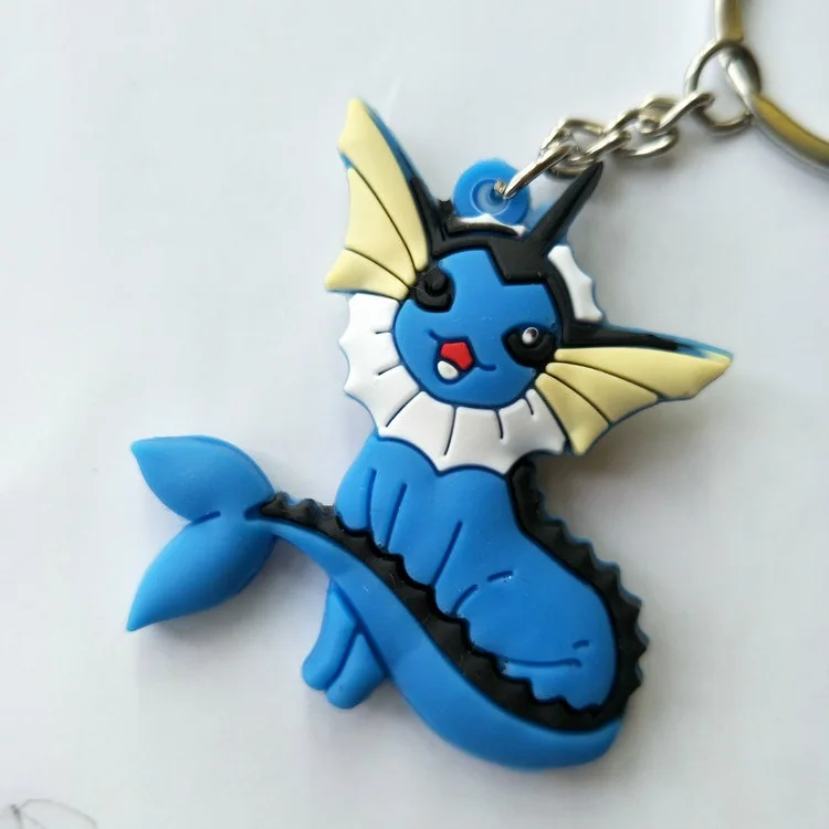 Мультфильм Покемон брелок ПВХ брелок Пикачу Бульбазавр Ponyta Dragonite Squirtle Jigglypuff Милый Забавный аниме брелок чавейру - Цвет: 5