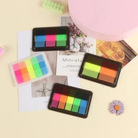 1pc pet flags tabs page markers paper index bookmark sticky notes stationery sticky notes bookmark school office supplies