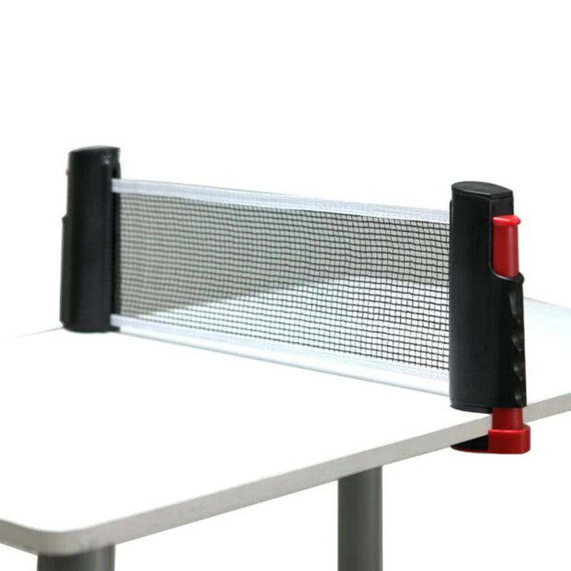 

Retractable Table Tennis Net Simple Portable Ping Pong Grid Replacement Kit Fitness Game Bracket Net For Home Table