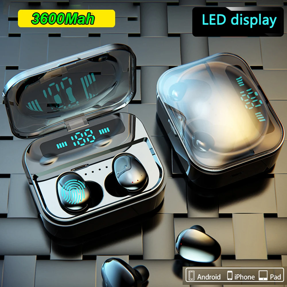 

Беспроводные наушники JOINRUN TWS, сенсорные наушники Bluetooth 5,0, HD стерео наушники с цифровым дисплеем, игровая гарнитура с внешним аккумулятором ...