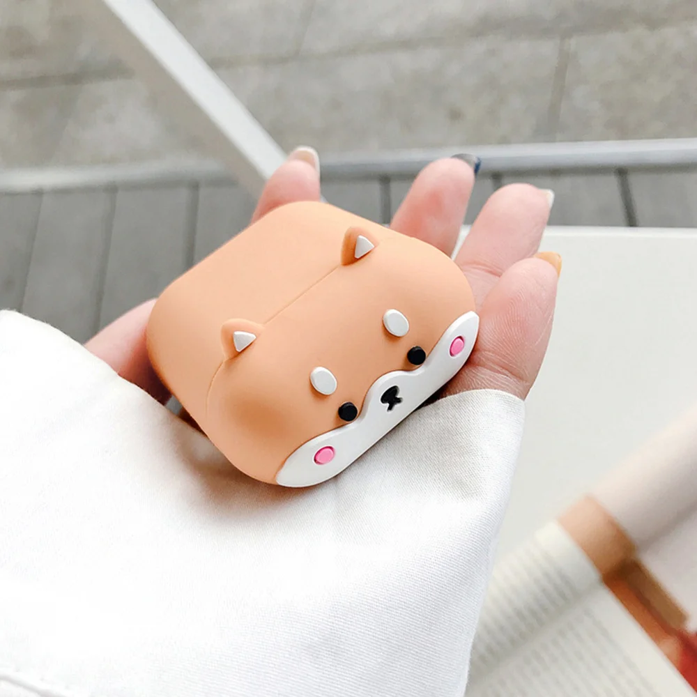 

Silicone Headset Protective Case Cartoon Animal Shape Wireless Earphone Cover