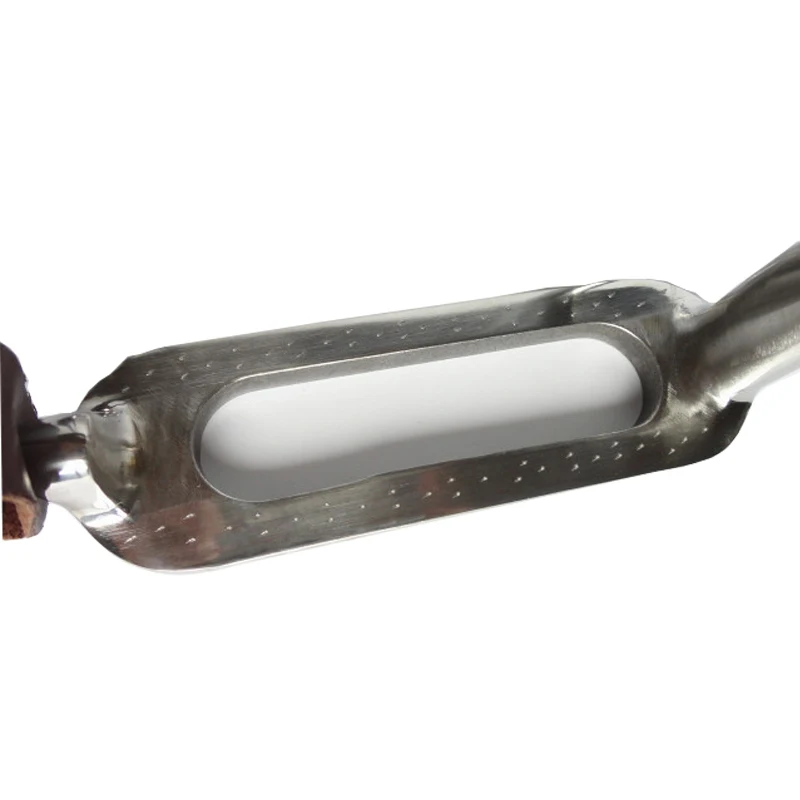 Стебрина павлина из нержавеющей стали с резиновым кольцом и кожаным ремешком