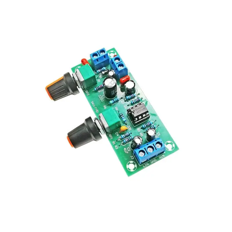 Одиночный блок питания 12 В Предварительная плата сабвуфера с избыточным весом hifi