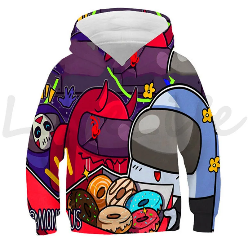 

2021 new products for men and women Harajuku children's clothing cartoon printing 3D hoodie kids fashionable sweatshirt hoodie