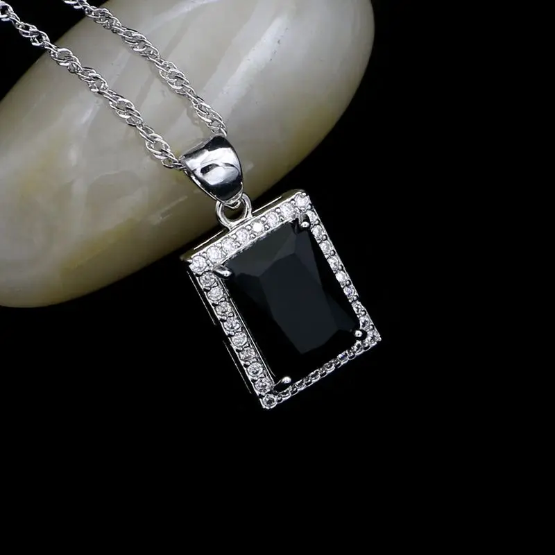 Женские вечерние комплекты украшений из серебра 925 пробы модные