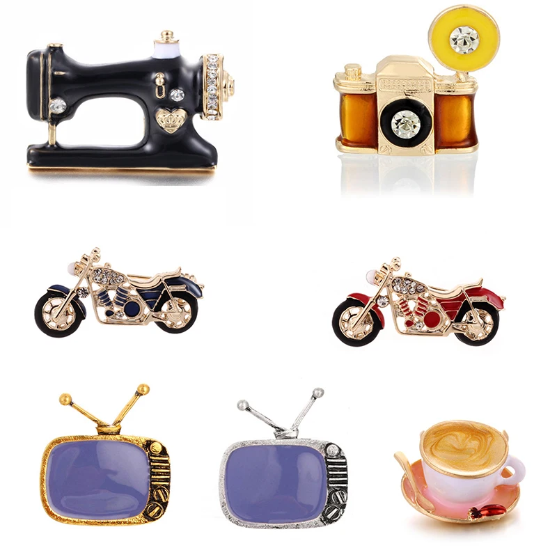 Швейная машинка для телевизора кофейная чашка ложка блюдце мотоциклетная камера