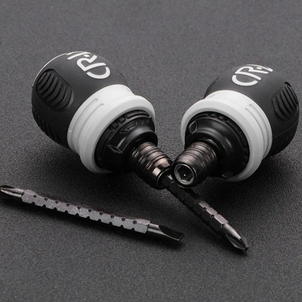 

Dual-purpose Ratchet Screwdriver Telescopic Cross Slotted Magnetic Screwdriver Household Repairing Hand Tools Accessories
