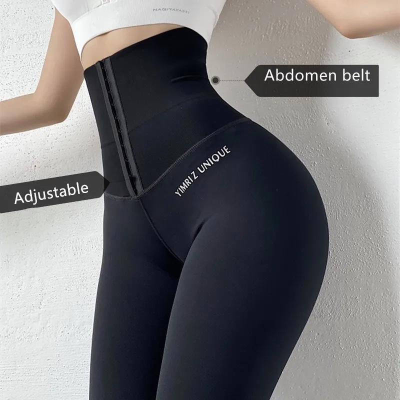 

shrink abdomen High Waisted Yoga Pants Workout legging Sports Women Fitness Gym Leggings Running Training Tights Activewear