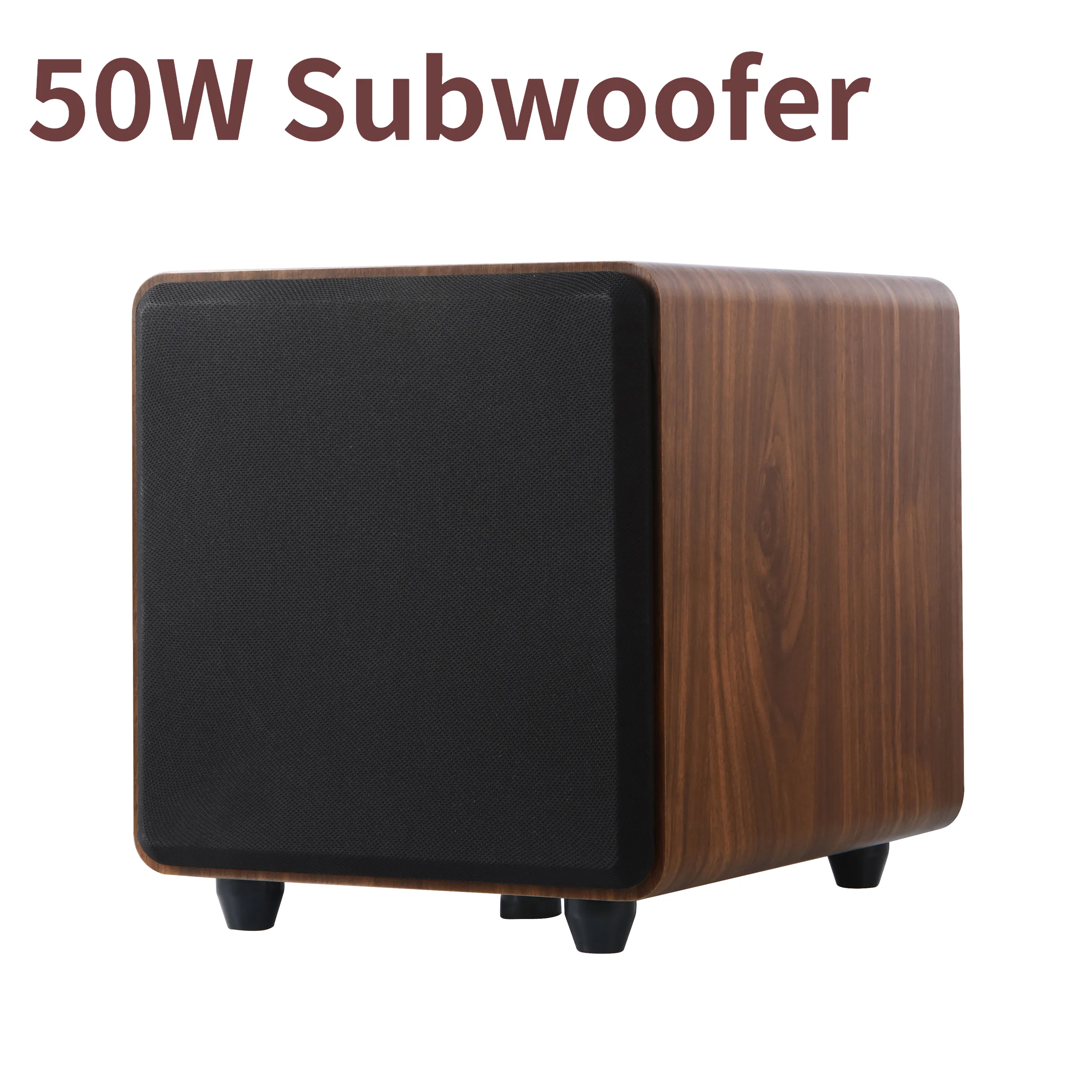 New High Power Subwoofer 50W Wooden Speaker 6 Inch Home Theater with SoundBar 3D Stereo Column Surround Echo Gallery TV SoundBox