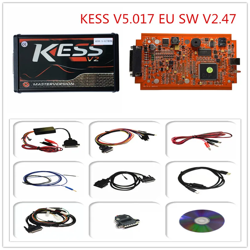 Распродажа! Комплект для настройки RED KESS V5.017 V2.47 + KTAG V7.020 V2.25 FG TECH V54 BDM100