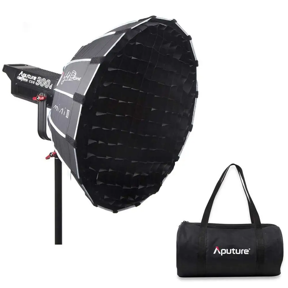 Свет Aputure Dome Mini II с сетчатым рассеивателем вспышки для LS C120d 300d софтбоксов