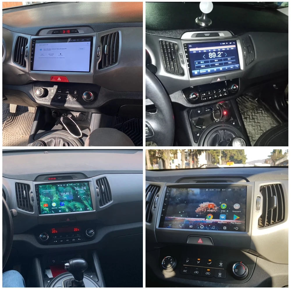 Автомобильный мультимедийный плеер стерео GPS DVD радио навигация Android экран для Kia