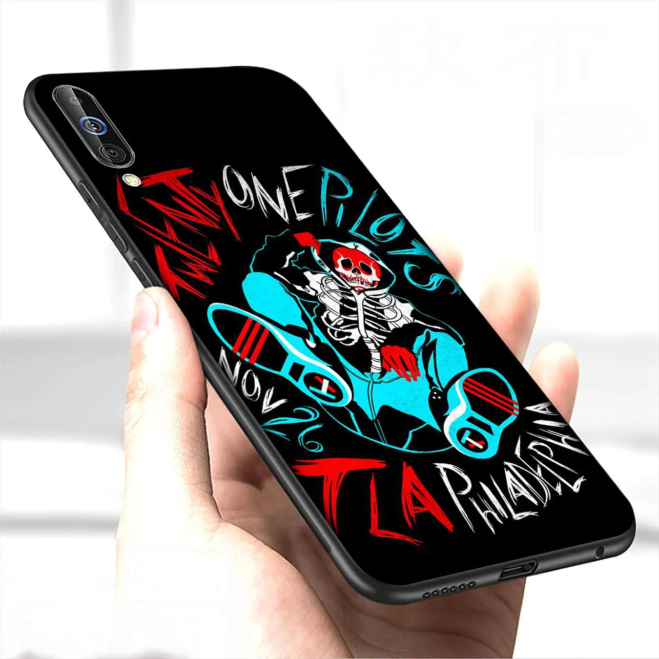 Мягкий силиконовый чехол с цитатой музыкальной группы Twenty One 21 Pilots для Samsung Galaxy A70