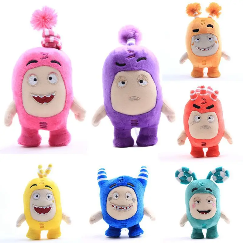 

23 см Oddbods аниме плюши предохранитель пузыри Newt Pogo Slick Jeff Zee мягкие животные кукла мультфильм игрушки для детей подарки на день рождения