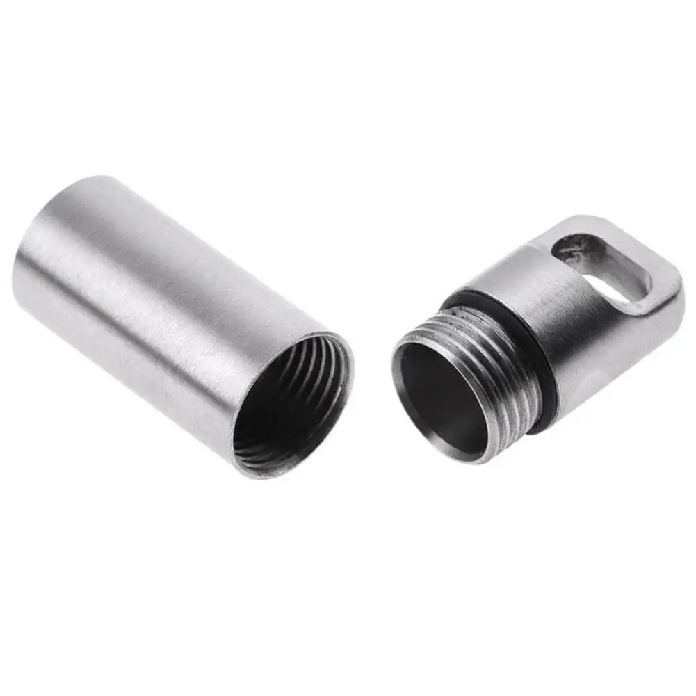 Водонепроницаемая мини-капсула из нержавеющей стали для повседневного