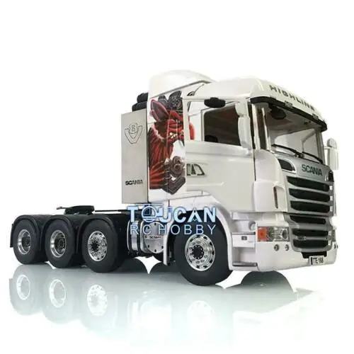 

LESU Metal Axles 8*8 Chassis Hercules Scania Cabin for TAMIYA 1/14 RC Tractor Truck Trailer Remote Control Toy Car THZH0944-SMT3