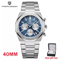 pagani design 2021 new top luxury stainless steel men quartz watch 40mm sapphire glass luminous pointer watch relogio masculino
