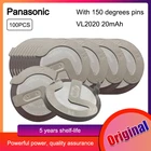 100 шт.лот Panasonic VL2020 2020 литиевая батарея с ножками 105 градусов для автомобильного ключа BMW