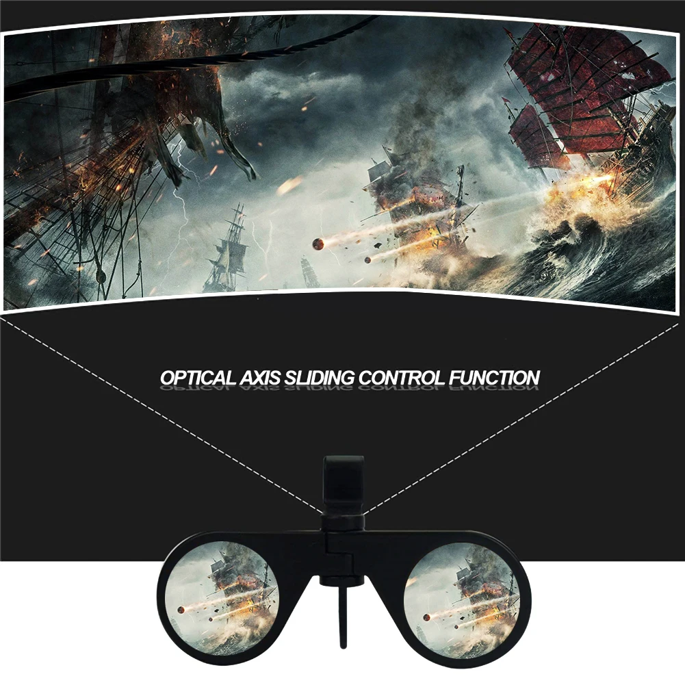 

Mini Foldable 3D Virtual Reality VR Glasses for Samsung Galaxy S8 S9 Plus Xiaomi Smartphone 3d Movies 3 D Glass Lens Vrbox Box
