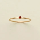 Камень кольцо 18K золото укладки лакомство драгоценный камень циркония минималистское кольцо, ювелирное изделие, подарок для нее на День Матери