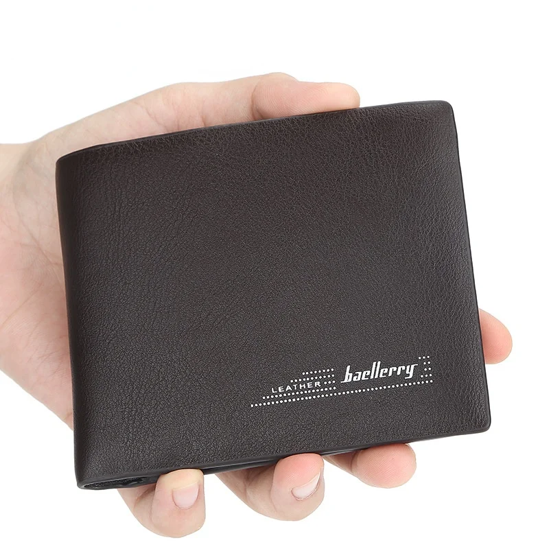 

Новый кошелек мужской короткий корейский вариант с несколькими слотами для карт трендовый Кошелек молодежный тонкий телефон