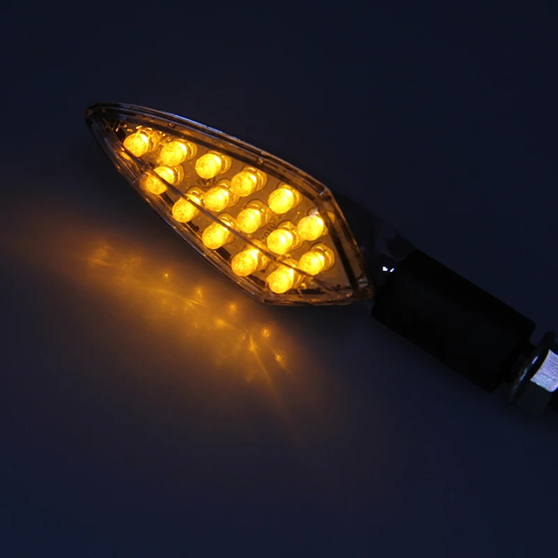 Светодиодные поворотники POSSBAY для мотоциклов указатели поворота Honda Kawasaki Suzuki Toyota