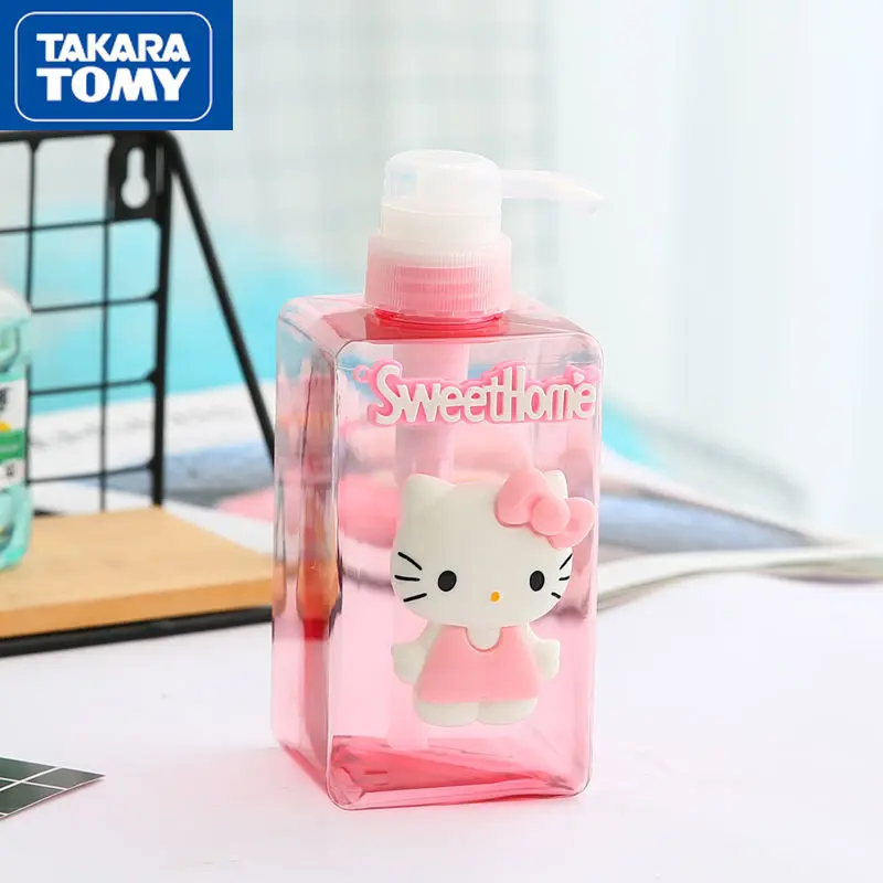 

TAKARA TOMY Fashion Cartoon Hello Kitty Travel Lotion Bottle Sub-bottom Simple Squeeze Portable Outing Bottle
