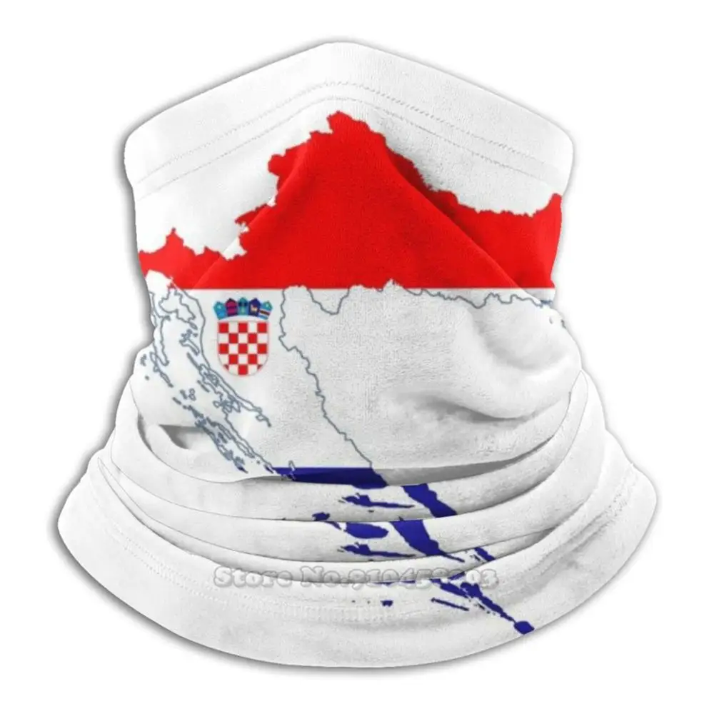 

Флаг хорватской микрофибры для шеи Теплый бандана шарф маска для лица флаг Хорватии