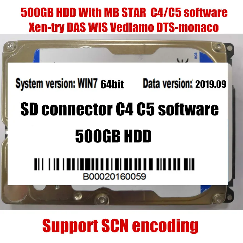 Соединитель OBD MB star c5 с Wifi+ DTS Monaco 8+ veдиамо+ DAS+ EPC полный инженер HDD+ ноутбук cf30 для benz автомобиля диагностические инструменты